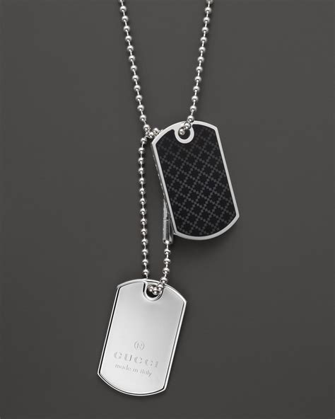 gucci dog tags for men sale